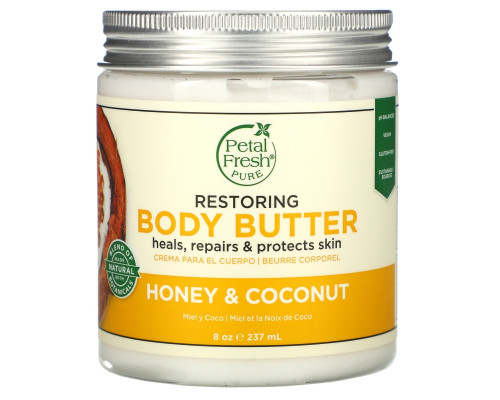 Petal Fresh Body Butter Restoring Honey & Coconut Oil 8 oz (237 ml) Petal Fresh Body Butter Restoring Honey & Coconut Oil 8 oz (237 ml)