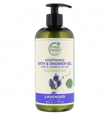 Petal Fresh Pure Nourishing Bath & Shower Gel Lavender 16 fl oz (475 ml)