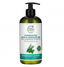 Petal Fresh Pure Revitalizing Bath & Shower Gel Rosemary & Mint 16 fl oz (475 ml)