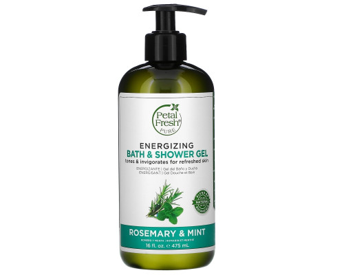 Petal Fresh Pure Revitalizing Bath & Shower Gel Rosemary & Mint 16 fl oz (475 ml) Petal Fresh Pure Revitalizing Bath & Shower Gel Rosemary & Mint 16 fl oz (475 ml)