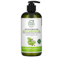 Petal Fresh Pure Age-Defying Bath & Shower Gel Grape Seed & Olive Oil 16 fl oz (475 ml)
