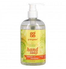 GrabGreen Hand Soap Tangerine with Lemongrass 12 oz (355 ml)