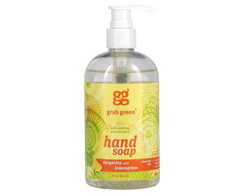 GrabGreen Hand Soap Tangerine with Lemongrass 12 oz (355 ml) GrabGreen Hand Soap Tangerine with Lemongrass 12 oz (355 ml)