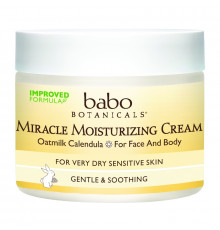 Babo Botanicals, Крем для лица и тела Miracle Moisturizing Cream, Овёс и календула, увлажняет и успокаивает кожу, 57 г.
