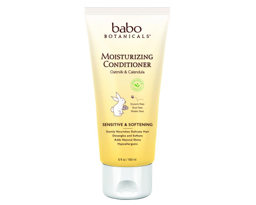 Babo Botanicals Moisturizing Conditioner Oatmilk Calendula 6 fl oz (180 ml) Babo Botanicals Moisturizing Conditioner Oatmilk Calendula 6 fl oz (180 ml)