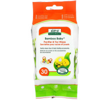 Aleva Naturals Влажные салфетки Bamboo Baby для игрушек и сосок 30 влажных салфеток 59x79 дюймов (15 x 20 cм)