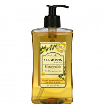 A La Maison de Provence Hand & Body Liquid Soap Honeysuckle 16.9 fl oz (500 ml)