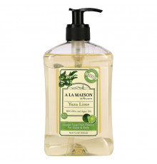 A La Maison de Provence Hand & Body Liquid Soap Yuzu Lime 16.9 fl oz (500 ml)