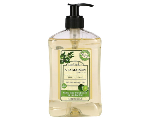A La Maison de Provence Hand & Body Liquid Soap Yuzu Lime 16.9 fl oz (500 ml) A La Maison de Provence Hand & Body Liquid Soap Yuzu Lime 16.9 fl oz (500 ml)