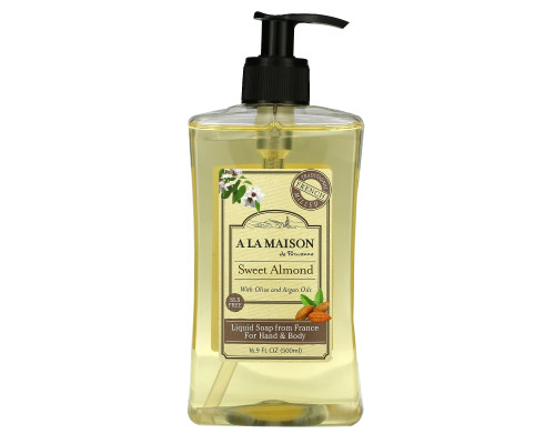 A La Maison de Provence Hand and Body Liquid Soap Sweet Almond 16.9 fl oz (500 ml) A La Maison de Provence Hand and Body Liquid Soap Sweet Almond 16.9 fl oz (500 ml)
