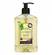 A La Maison de Provence Hand and Body Soap Fig and Basil 16.9 fl oz (500 ml)