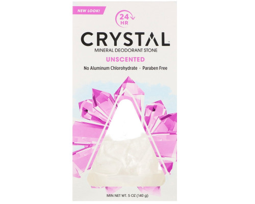 Crystal Body Deodorant, Mineral Deodorant Stone, Unscented, 5 oz (140 g) Crystal Body Deodorant, Mineral Deodorant Stone, Unscented, 5 oz (140 g)