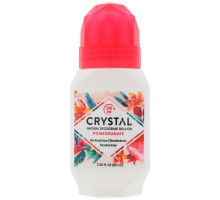 Crystal Body Deodorant, Натуральный роликовый дезодорант, гранат, 2,25 ж.унц. (66 мл)