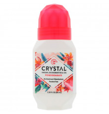 Crystal Body Deodorant, Натуральный роликовый дезодорант, гранат, 2,25 ж.унц. (66 мл)