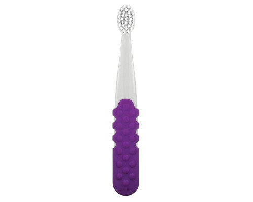 RADIUS, Totz Plus Brush, 3 Years +, Extra Soft, Gray Purple, 1 Toothbrush