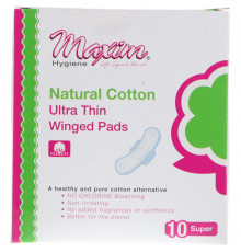Maxim Hygiene Products Ultra Thin Winged Pads Super 10 Pads