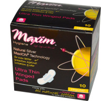 Maxim Hygiene Products Ультра тонкие прокладки с крылышками Регулярные 10 шт.