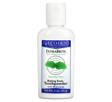 Eco-Dent, ExtraBrite, отбеливатель зубов, без соединений фтора, "Ослепительная мята", 2 унции (56 г)