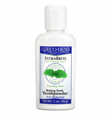 Eco-Dent, ExtraBrite, отбеливатель зубов, без соединений фтора, "Ослепительная мята", 2 унции (56 г)