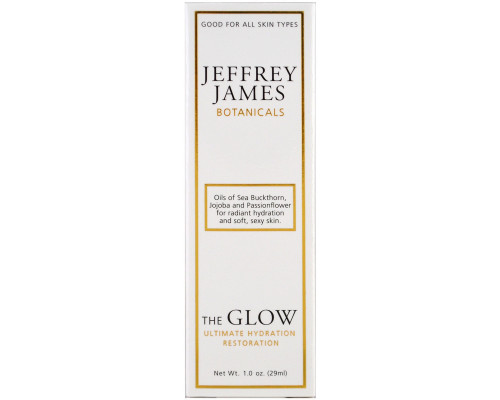 Jeffrey James Botanicals, Сияние Максимальное восстановление влаги, 1,0 унция (29 мл) Jeffrey James Botanicals, Сияние Максимальное восстановление влаги, 1,0 унция (29 мл)