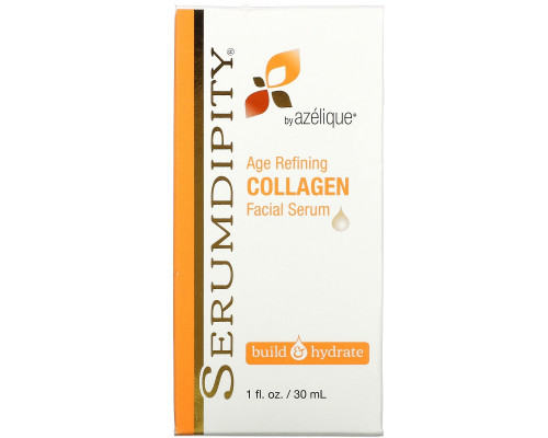 Azelique, Serumdipity, Сыворотка для лица с коллагеном, Антивозрастная, 1 ж. унц.(30 мл) Azelique, Serumdipity, Сыворотка для лица с коллагеном, Антивозрастная, 1 ж. унц.(30 мл)