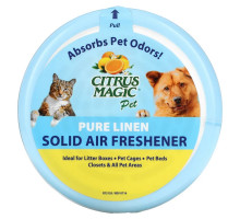 Citrus Magic, Pet, Solid Air Freshener, Pure Linen, 20 oz (566 g)