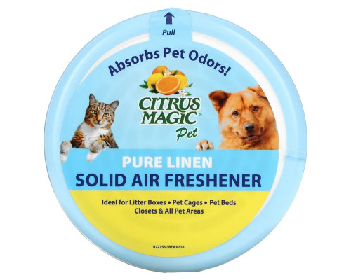 Citrus Magic, Pet, Solid Air Freshener, Pure Linen, 20 oz (566 g) Citrus Magic, Pet, Solid Air Freshener, Pure Linen, 20 oz (566 g)