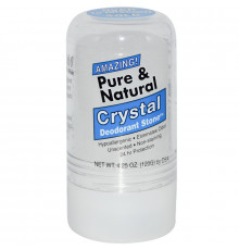 Thai Deodorant Stone, Чистый и натуральный, дезодорант из кристалличесих минеральных солей, 4.25 унции (120 г)