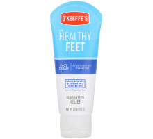 O'Keeffe's, Healthy Feet, Крем для ног, для питания и увлажнения кожи, без запаха, 3 унций,  (85 г)