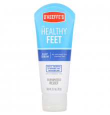 O'Keeffe's, Healthy Feet, Крем для ног, для питания и увлажнения кожи, без запаха, 3 унций,  (85 г)
