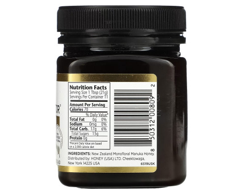 Manuka Doctor, Manuka Honey Monofloral, MGO 325+, 8.75 oz (250 g) Manuka Doctor, Manuka Honey Monofloral, MGO 325+, 8.75 oz (250 g)