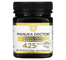 Manuka Doctor, Монофлорный мед манука, MGO 425+, 250 г (8,75 унции)