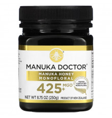Manuka Doctor, Монофлорный мед манука, MGO 425+, 250 г (8,75 унции)