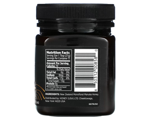Manuka Doctor, Monofloral Manuka Honey, MGO 625+, 8.75 oz (250 g) Manuka Doctor, Monofloral Manuka Honey, MGO 625+, 8.75 oz (250 g)