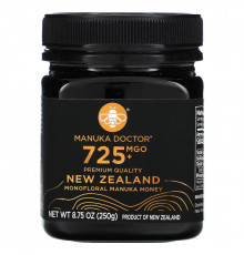 Manuka Doctor, Монофлорный мед манука, MGO 725+, 250 г (8,75 унции)