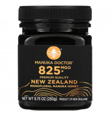 Manuka Doctor, Монофлорный мед манука, MGO 825+, 250 г (8,75 унции)