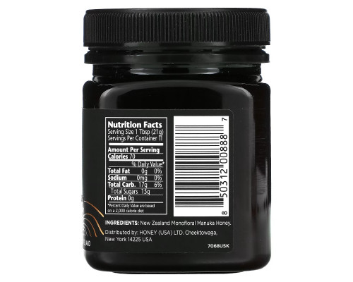 Manuka Doctor, Монофлорный мед манука, MGO 825+, 250 г (8,75 унции) Manuka Doctor, Монофлорный мед манука, MGO 825+, 250 г (8,75 унции)