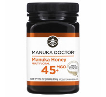Manuka Doctor, Manuka Honey Multifloral, MGO 45+, 1.1 lbs (500 g)