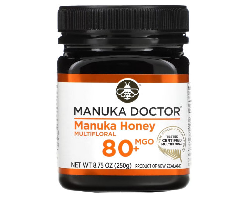 Manuka Doctor, мед манука из разнотравья, MGO 80+, 250 г (8,75 унции) Manuka Doctor, мед манука из разнотравья, MGO 80+, 250 г (8,75 унции)