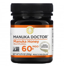Manuka Doctor, Manuka Honey Multifloral, MGO 60+, 8.75 oz (250 g)