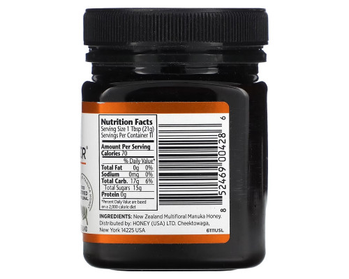 Manuka Doctor, Manuka Honey Multifloral, MGO 60+, 8.75 oz (250 g) Manuka Doctor, Manuka Honey Multifloral, MGO 60+, 8.75 oz (250 g)