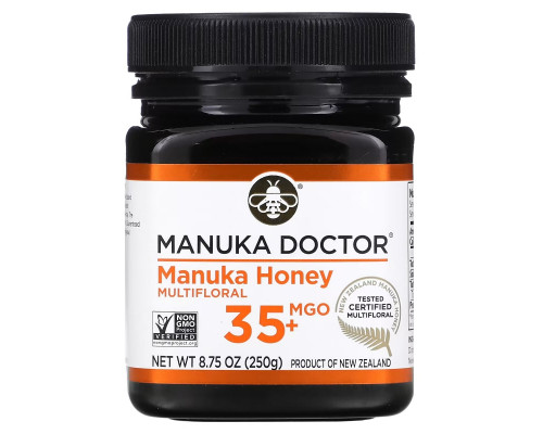 Manuka Doctor, Manuka Honey Multifloral, MGO 35+, 8.75 oz (250 g) Manuka Doctor, Manuka Honey Multifloral, MGO 35+, 8.75 oz (250 g)