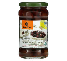 Gaea Органические оливки Каламата без косточек 102 унций (290 г)