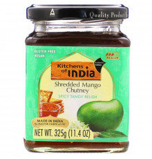 Kitchens of India Shredded Mango Chutney 11.4 oz (325 g)