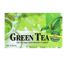 Травяные сборы и чаи Uncle Lee's Tea, Legends of China, зеленый чай, 100 чайных пакетиков, 5,64 унции