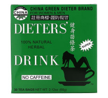 Uncle Lee&#x27;s Tea, Legends of China, натуральный диетический травяной напиток, без кофеина, 30 чайных пакетиков, 69 г
