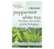 Травяные сборы и чаи Uncle Lee's Tea, Imperial Organic, белый чай с перечной мятой, 18 чайных пакетиков, 32,4 г (1,14 унции)