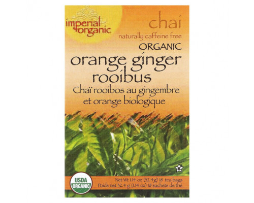Травяные сборы и чаи Uncle Lee's Tea, Imperial Organic, чай со вкусом апельсина и имбиря, без кофеина, 18 чайных пакетиков, 32,4 г (1,14 унции) Травяные сборы и чаи Uncle Lee's Tea, Imperial Organic, чай со вкусом апельсина и имбиря, без кофеина, 18 чайных пакетиков, 32,4 г (1,14 унции)