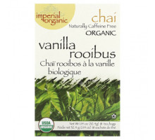 Травяные сборы и чаи Uncle Lee's Tea, Imperial Organic Vanilla Rooibos Chai, без кофеина, 18 чайных пакетиков, 32,4 г (1,14 унции)
