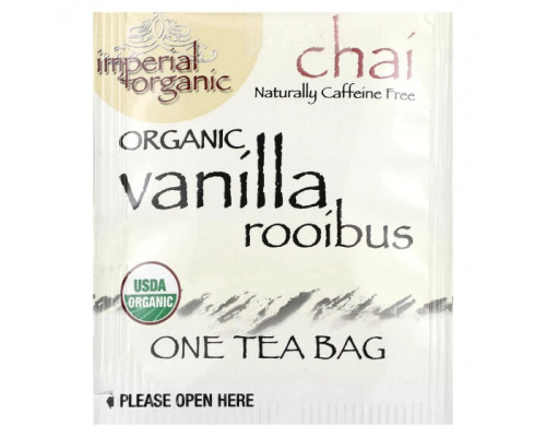 Травяные сборы и чаи Uncle Lee's Tea, Imperial Organic Vanilla Rooibos Chai, без кофеина, 18 чайных пакетиков, 32,4 г (1,14 унции) Травяные сборы и чаи Uncle Lee's Tea, Imperial Organic Vanilla Rooibos Chai, без кофеина, 18 чайных пакетиков, 32,4 г (1,14 унции)